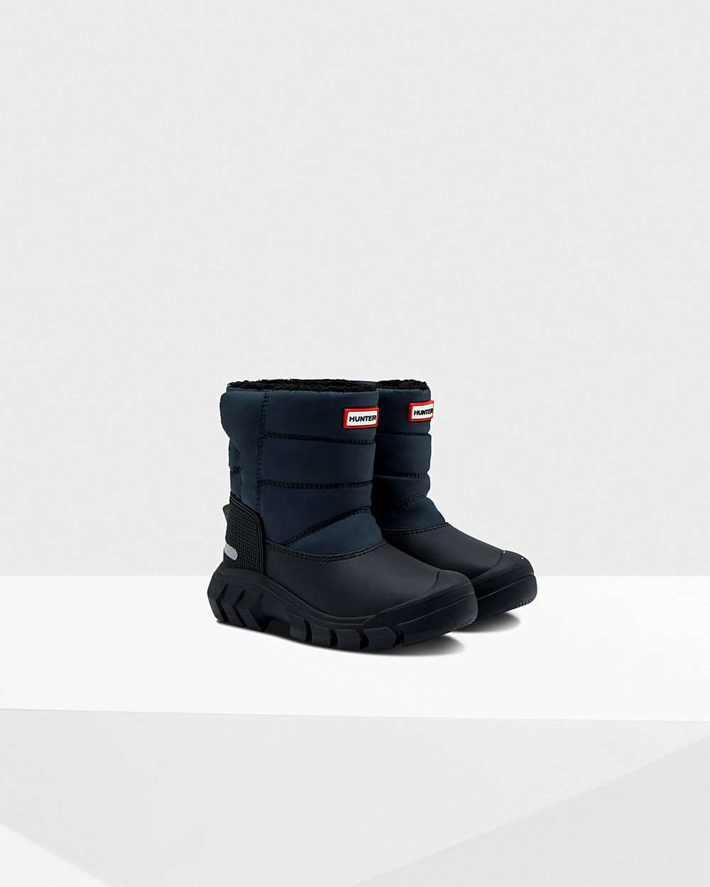 Kids Hunter Original Little Insulated | Snow Boots Navy/Black | NZ-14590-RWIU